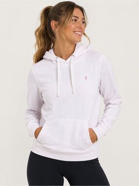 ZYIA Active Women’s pink Speckled Pullover Hoodie | Size Small | Neon Speckle |